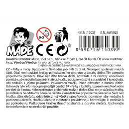 Rakety s míčkem a košíkem, 38,5  x 23 cm