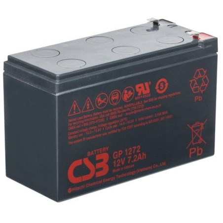 CSB Pb záložní akumulátor VRLA AGM 12V/7,2Ah (GP1272 F2)