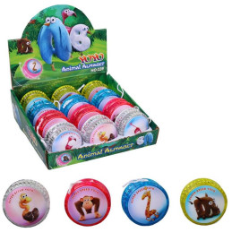 Yoyo zvířátka, se světlem, 5 cm