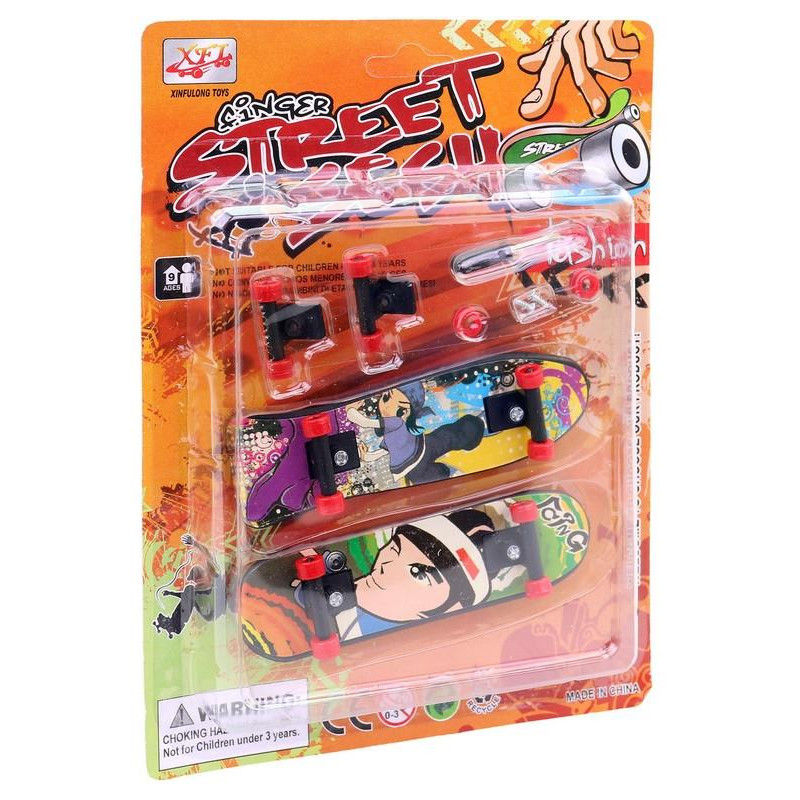 Skate na prst ke škroubování 2 ks, 10 x 3 cm