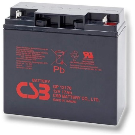 CSB Pb záložní akumulátor VRLA AGM 12V/17Ah (GP12170)