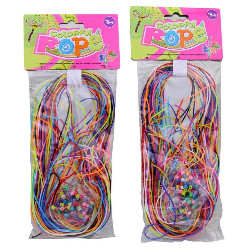 Provázky k zaplétání s doplňky, 80 cm