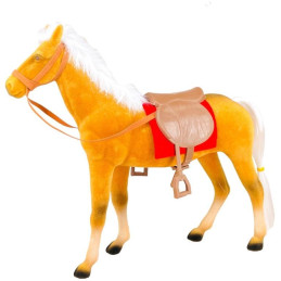 Kůň se sedlem, 35 x 32 x 10 cm