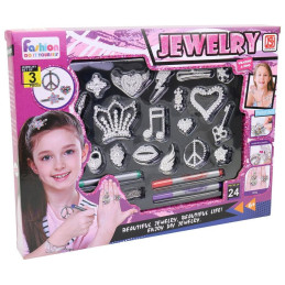 Souprava bižuterie k vybarvení, 35 x 4 x 26 cm