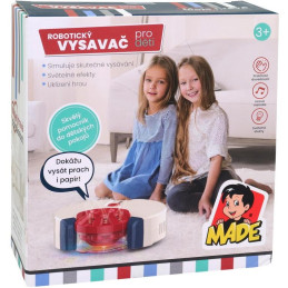 Vysavač, robotický, světlo, zvuk