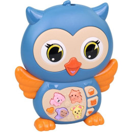 Piánko sova, se světlem, hudbou a zvukem, na baterie, 12 x 4,5 x 14 cm