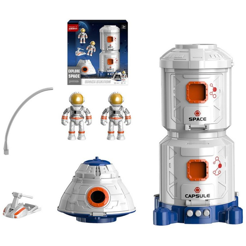 Vesmírná stanice, 14 x 10,7 x 10,7 cm