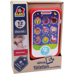 Dětský mobilní telefon, 9,5 x 15,5 cm