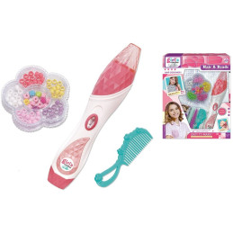 Souprava k zaplétání korálků do vlasů, 28,5 x 5,2 x 33,8 cm