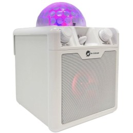 N-GEAR Block Disco Block 410/ 50W/ BT/ Disco LED/ 1x MIC/ Bílá