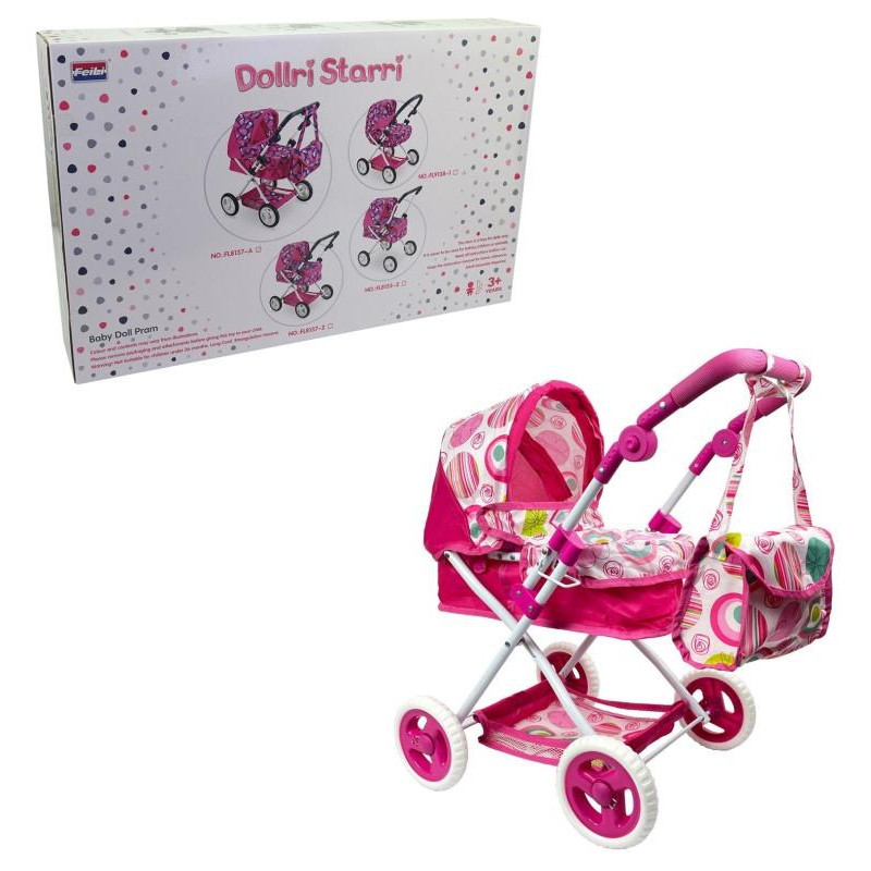 Kočárek s taškou, 41,5 x 11,5 x 65,5 cm