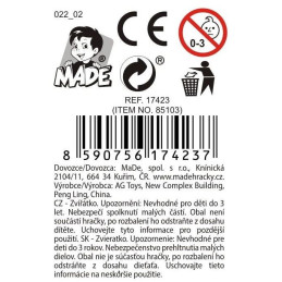 Hra - zvířátko , 6 ks v display boxu, 15x10,3 x 8,2 cm