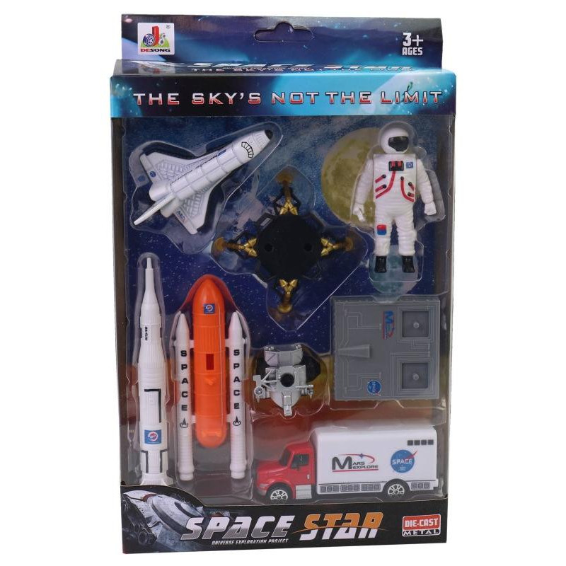 Souprava vesmírná, 8 ks, 27 x 4 x 17 cm