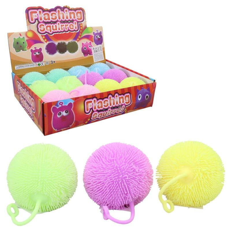 Míček svítící, 9 cm, 6 barev