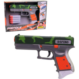 Pistole se softovými náboji, 8 ks, 18,5 x 3 x 13 cm