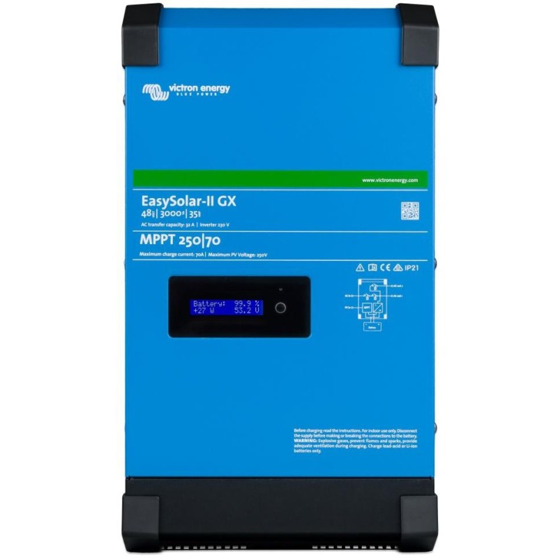 Victron EasySolar-II 48/3000/35-32 MPPT 250/70 GX Hybridní solární jednotka