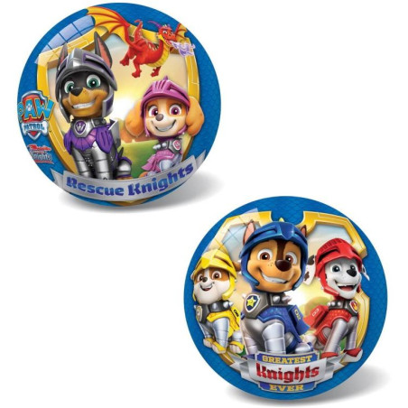 Míč Paw Patrol - Rescue knights, 14 cm