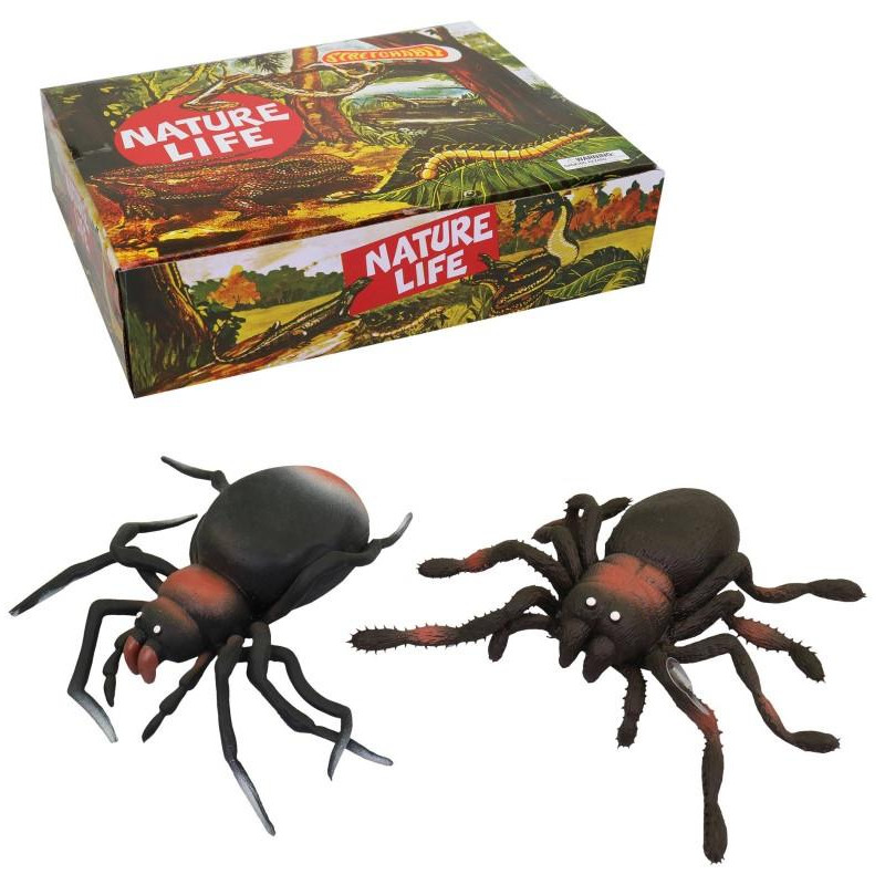 Zvířátko pavouk, 24 ks v display boxu, 13 cm