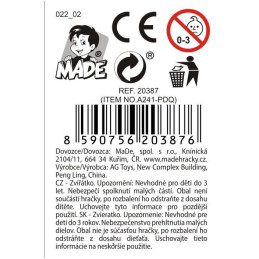 Zvířátko bobr, 24 ks v display boxu, 7 cm