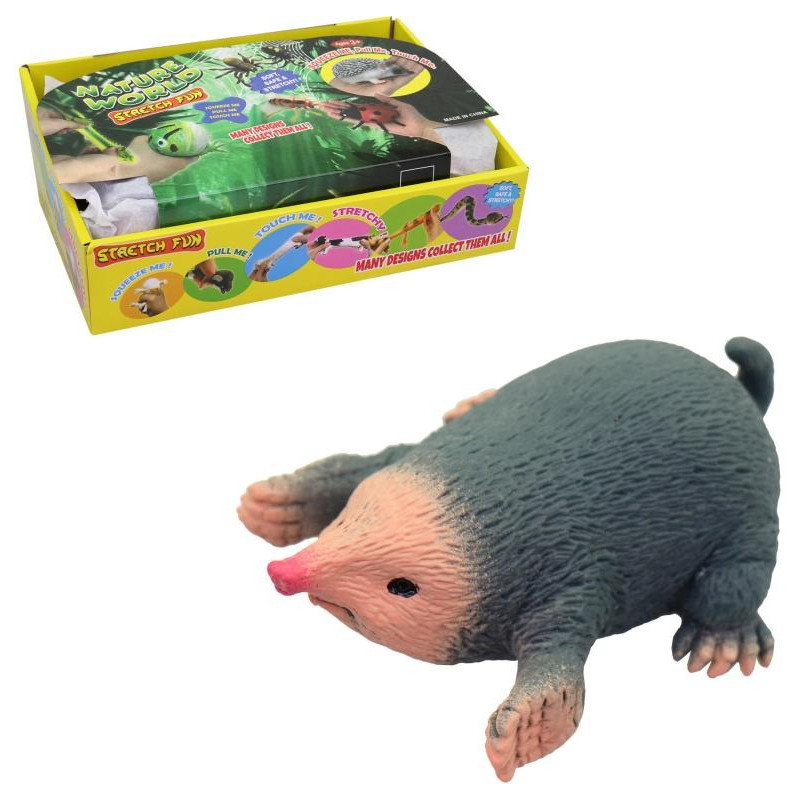 Zvířátko krtek, 24 ks v display boxu, 10 cm