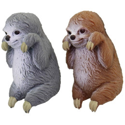 Zvířátko lenochod, 24 ks v display boxu, 9 cm