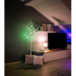 IMMAX NEO LITE SMART vánoční LED strom, RGB+CW, Wi-Fi, TUYA, 180cm
