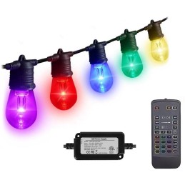 IMMAX NEO LITE SMART venkovní dekorační řetěz girlanda 15W, Wi-Fi, RGB+CCT, IP65, TUYA, 15m