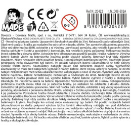 Vesmírná raketa, stolek s příslušensvím, na baterie, 45,5 x 24 x 52,5 cm