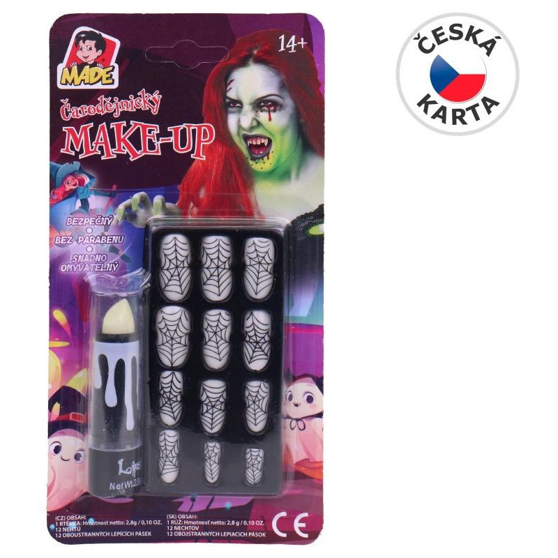 Halloweenské doplňky, rtěnka