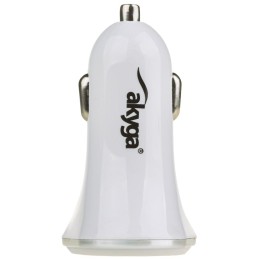 TRX Akyga AK-CH-07 USB nabíječka do auta 3A/ 15W/ Quick Charge 3.0/ bílá