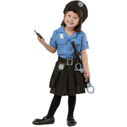 Šaty na karneval - policistka, 92-104cm