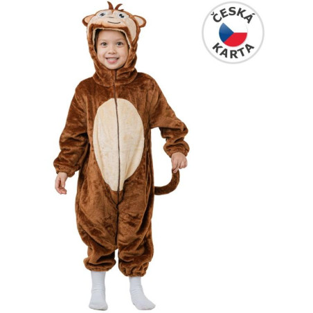 Šaty na karneval - Opička, 80-92cm