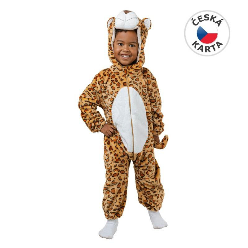 Šaty na karneval - leopard, 80-92cm