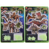 Svietiace dinosaury na karte