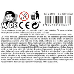 Svítící dinosauři na kartě