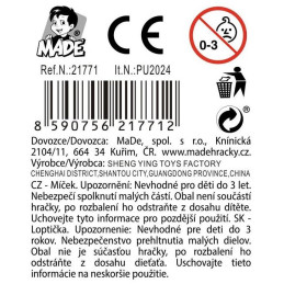 Míčky 10 cm, 12 ks v display boxu