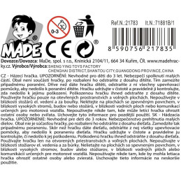 Házecí raketa na kartě, 24 cm