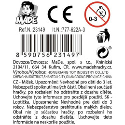 Míčky 7 cm, 3 ks v síťce