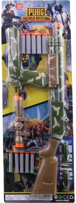 Samopal s príslušenstvom na karte