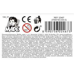 Skateboard na prst s kolem