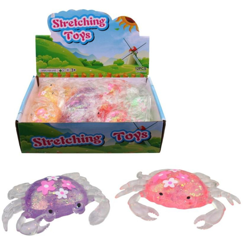 Krab, 12 ks v display boxu, 9 cm
