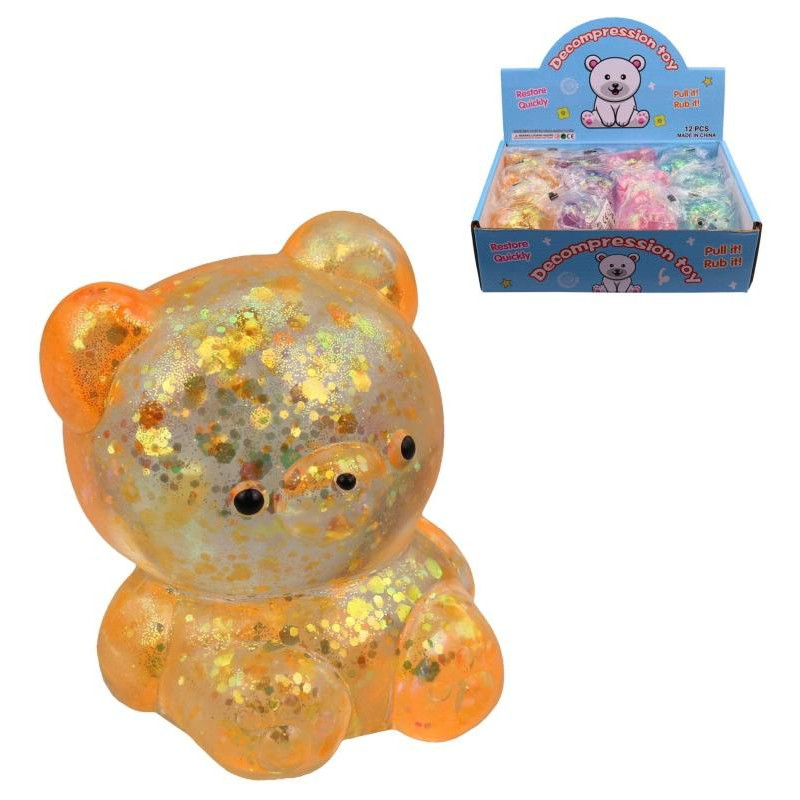 Medvídek, 12 ks v display boxu, 7 cm