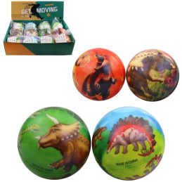 Míček dinosaurus, 12 ks v display boxu, 6,5 cm