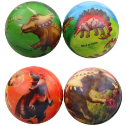 Míček dinosaurus, 12 ks v display boxu, 6,5 cm