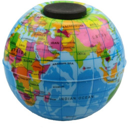 Míček spiner planeta, 12 ks v display boxu, 8 cm