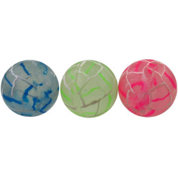 Hopskulka transparent mramor, 38 mm