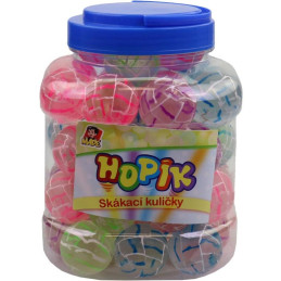 Hopskulka transparent mramor, 38 mm