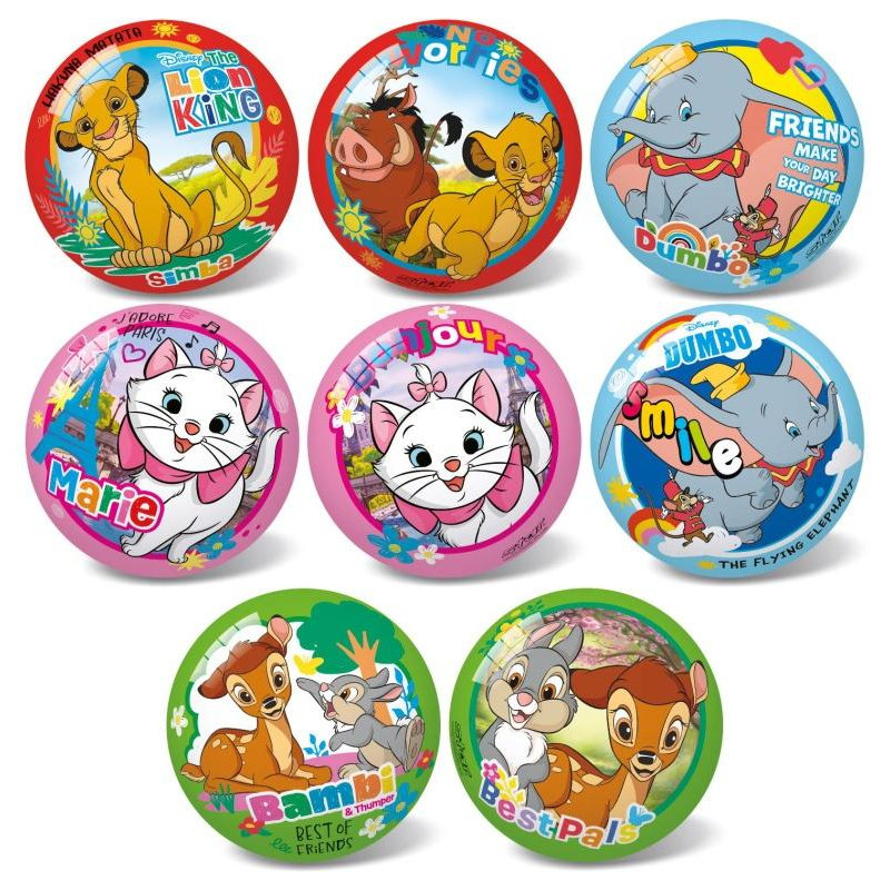 Míč CLASSICS DISNEY 11 CM ASSORTED (4 designs), 11 cm