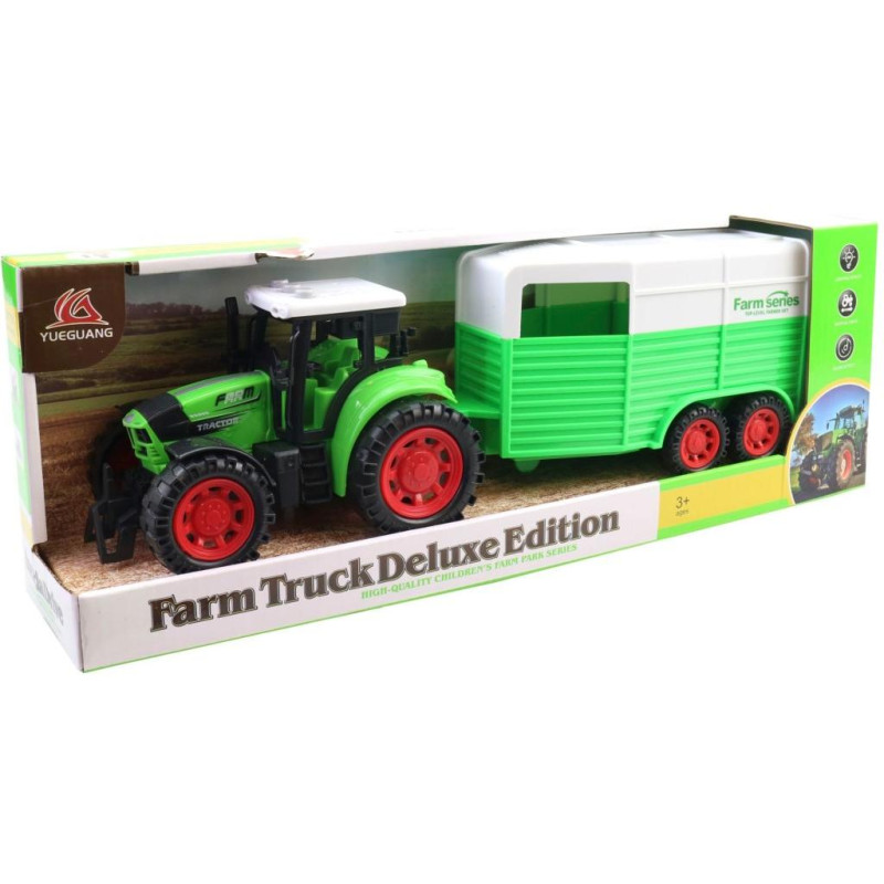 Traktor s přívěsem, 40 x 10 x 14cm