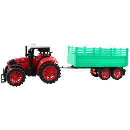 Traktor s přívěsem 40 x 10 x 14cm
